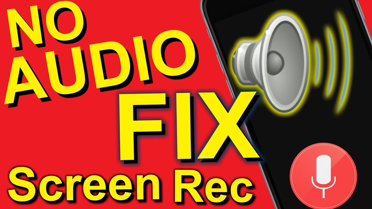 Iphone Screen Record No Audio Sound Fix Youtube