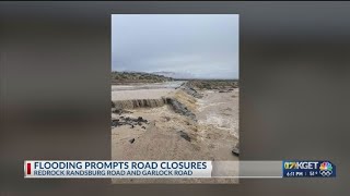 Severe flooding, road damage forces closure of Redrock Randsburg, Garlock roads