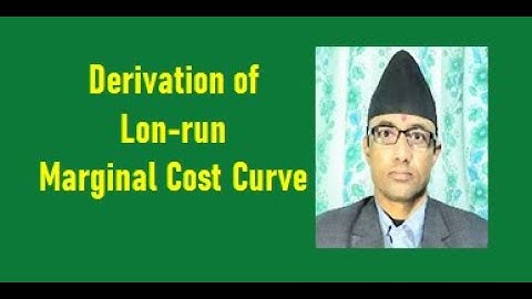 Derivation of Long Run Marginal Cost Curve
