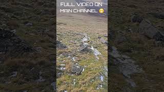 A slip on  ice at -9°C.I didnt realize how bad this was until the blizzard hit Mungrisdale common!