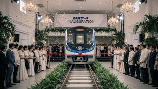 Metro Rail Transit Line 4 Project 🇵🇭 | Ortigas–Taytay Line Explained  Philippines New Train
