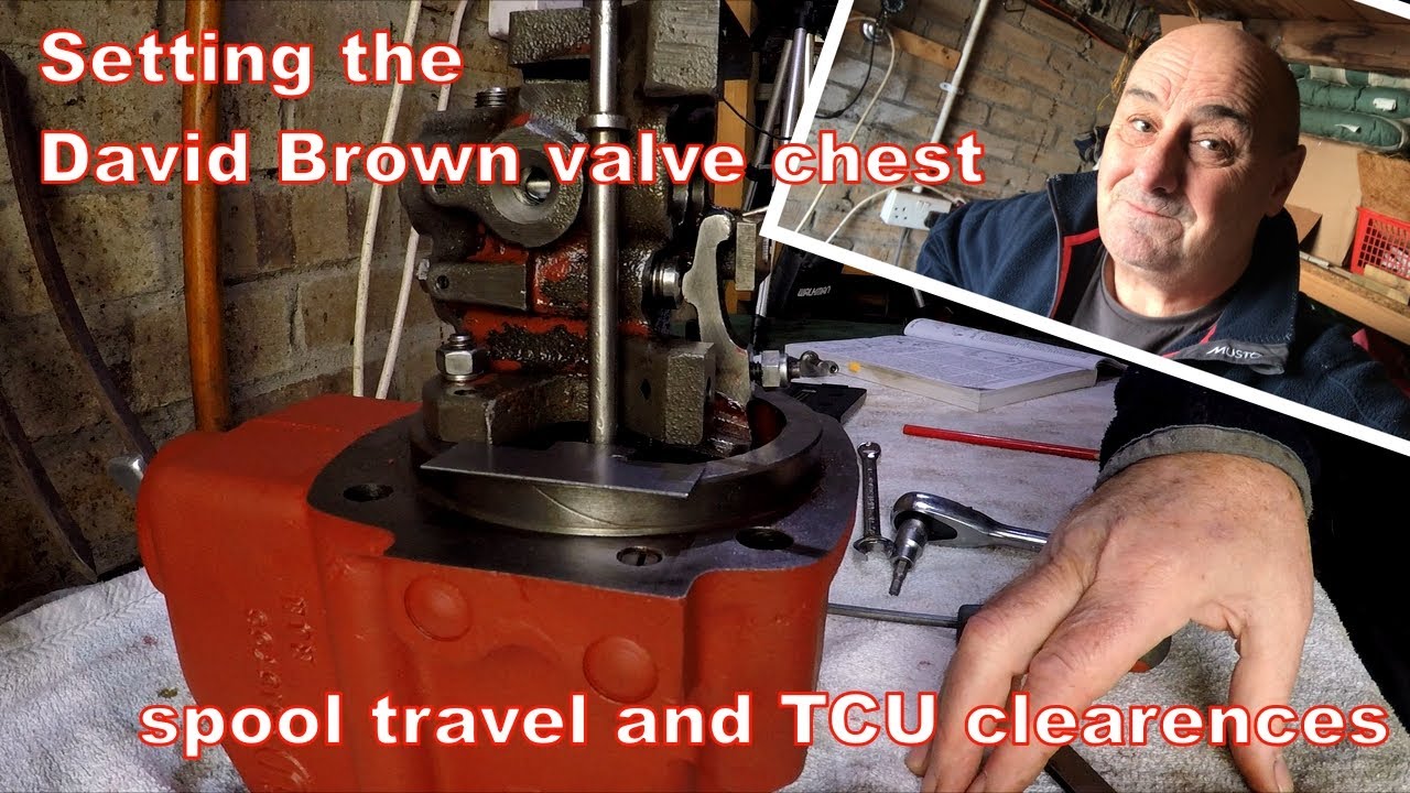 How to set up the hydraulic valve chest of a David Brown 990 46 YouTube