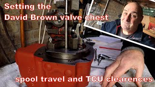 How to set up the hydraulic valve chest of a David Brown 990  #46
