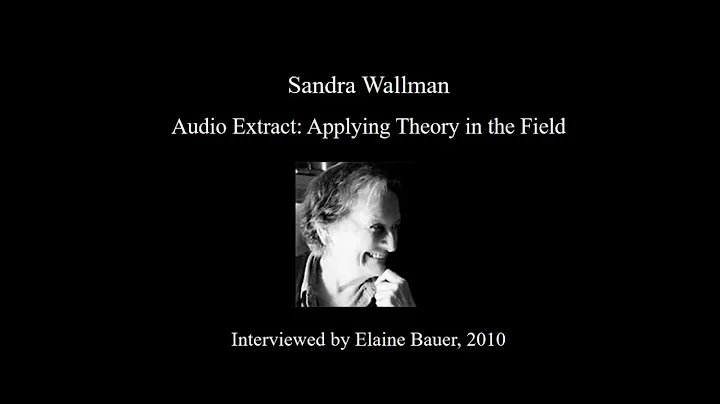 Sandra Wallman on 'Applying Theory in the Field'