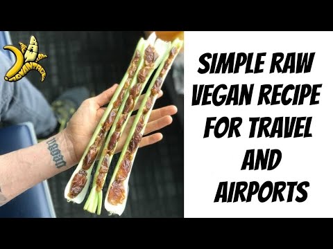 Simple Raw Vegan Recipe for Travel and Airports!