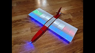 Fractal mini plank build, Pt2: wing+lights