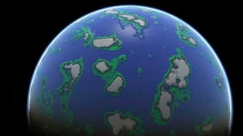 Plastic Procedural Planet first attempt