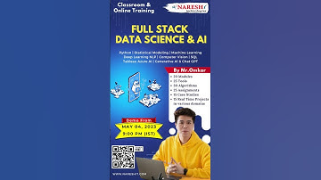 Full Stack Data Science & AI Training By Omakar |  NareshIT