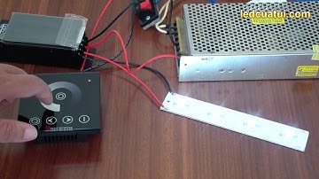 led dimmer cảm ứng bề mặt