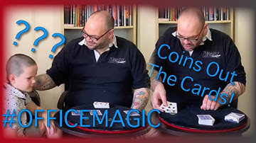 Coins Out Of The Cards! | How Did He Do That???