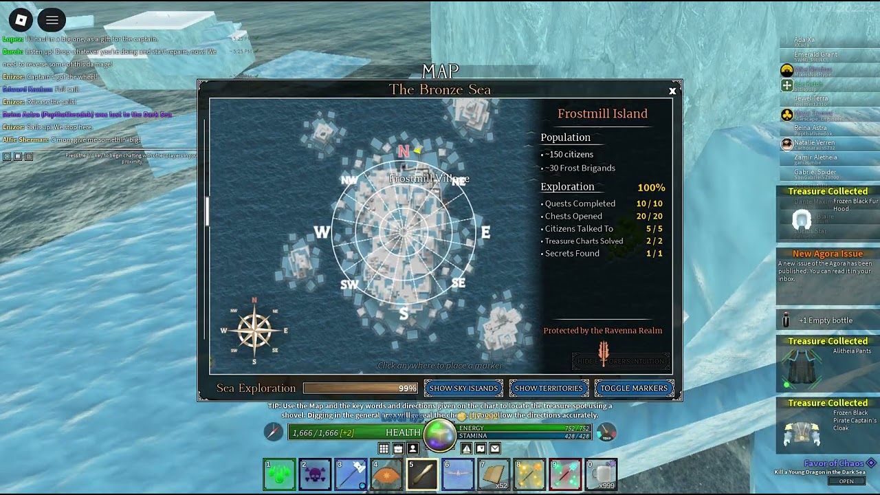 frostmill island north edge land overlooks sea buried in the snow arcane odyssey
