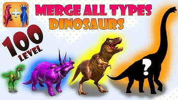 Merge Master-Dinosaur Fusion (by HOMA GAMES) - Merge All Types     Dinosaurs & Walkthrough 100 Level