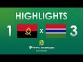 HIGHLIGHTS | #TotalAFCONQ2021 | Round 1 - Group D: Angola 1-3 Gambia