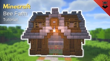 Minecraft: How to Build an Aesthetic Bee Farm | Automatic Bee Farm (Tutorial)