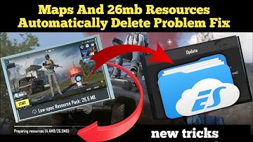How to fix bgmi 26mb resource and maps auto delete problem | Maps auto delete problem in bgmi solve