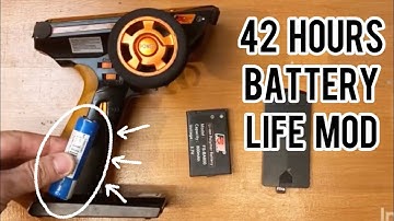 Flysky gt3c battery life extend to 42 hours