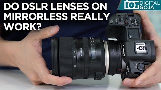 Are DSLR Lenses Compatible With Mirrorless Cameras? | Tamron EF lenses on the Canon EOS R