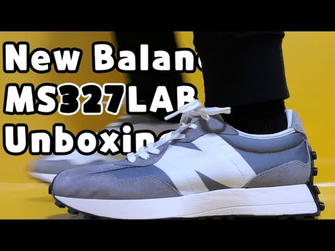 New Balance 327/New Balance ms327 on feet review/New Balance 327 grey unboxing