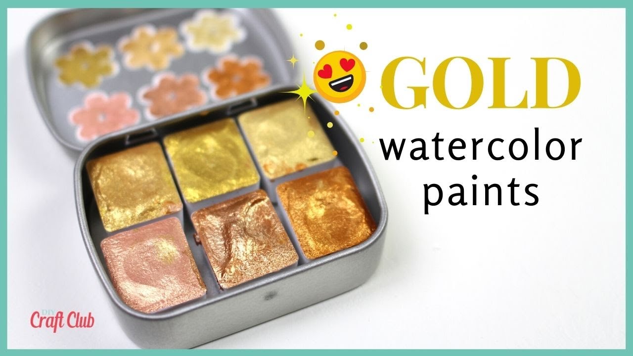 Csy Art Gallery New Set Metallic Watercolor Paints Handmade Glitter  Shimmering Double Color Watercolour Solid Paint Include 12 Colors Water  Color In Portable Tin Box for Artists, Professionals(Fruit M 