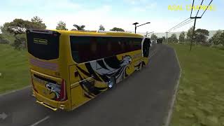 LIVERY JBHD ORI BUSSID RAJAWALI efek 3d Legacy sr1 jbhd ori screenshot 3
