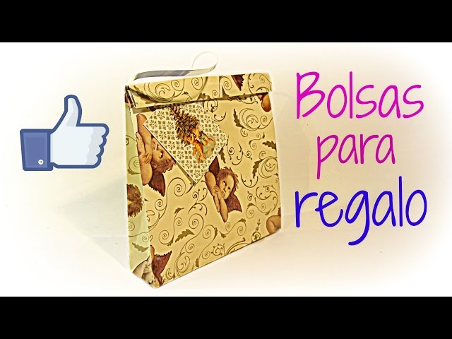 Bolsa de Regalo RÁPIDO Y FÁCIL, Scrapbooking