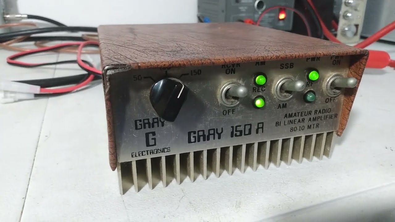 Vintage Bi Linear amplifier, Gray 150 A, by Gray electronics