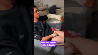 Así estaba Mads Pedersen 6 semanas antes de hacer top 5 en la Milán - Sanremo