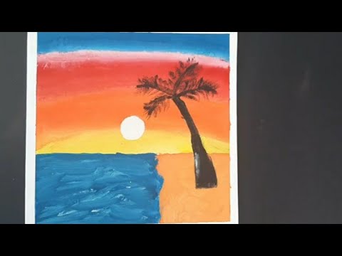 Paint a sunset/pictez un apus de soare