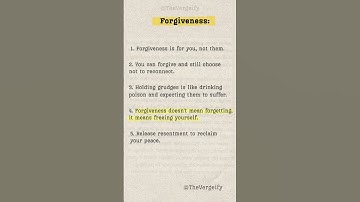 Forgiveness Sets You Free – 5 Powerful Truths  #dailymotivation