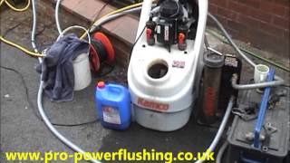 power flushing central heating video wilmslow cheshire