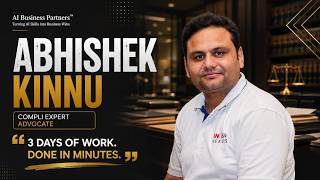 From Shallow AI to Deep Results | Labour Law Consultant's AI Story | Abhishek Kinnu