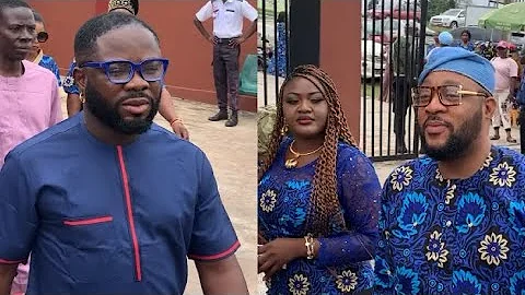 ARRIVAL OF ITELE D ICON @ ODUNLADE ADEKOLA LATE FATHER FINAL BURIAL 