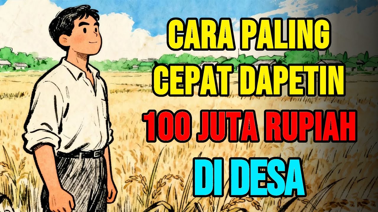 Lakukan Ini kalau Kamu Mau Dapat 100 Juta di Desa dengan Cepat
