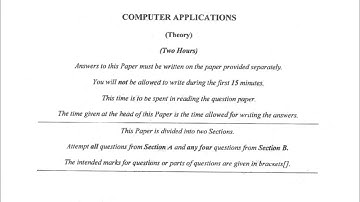ICSE Computer Applications 2017 Solved QP Part II