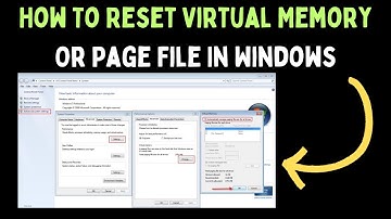 How To Reset Virtual Memory Or Page File in Windows 11
