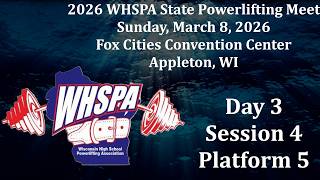 2026 WHSPA State - Day 3 - Session 4 - Platform 5