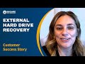 Successful data recovery for a photographer