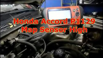 Honda Accord P1129 Troubleshoot & Repair ( Map Sensor High )