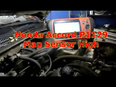 Honda Accord P1129 Troubleshoot & Repair ( Map Sensor High )