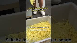 Ginger shredding machine Potato shredding machine carrot cutter