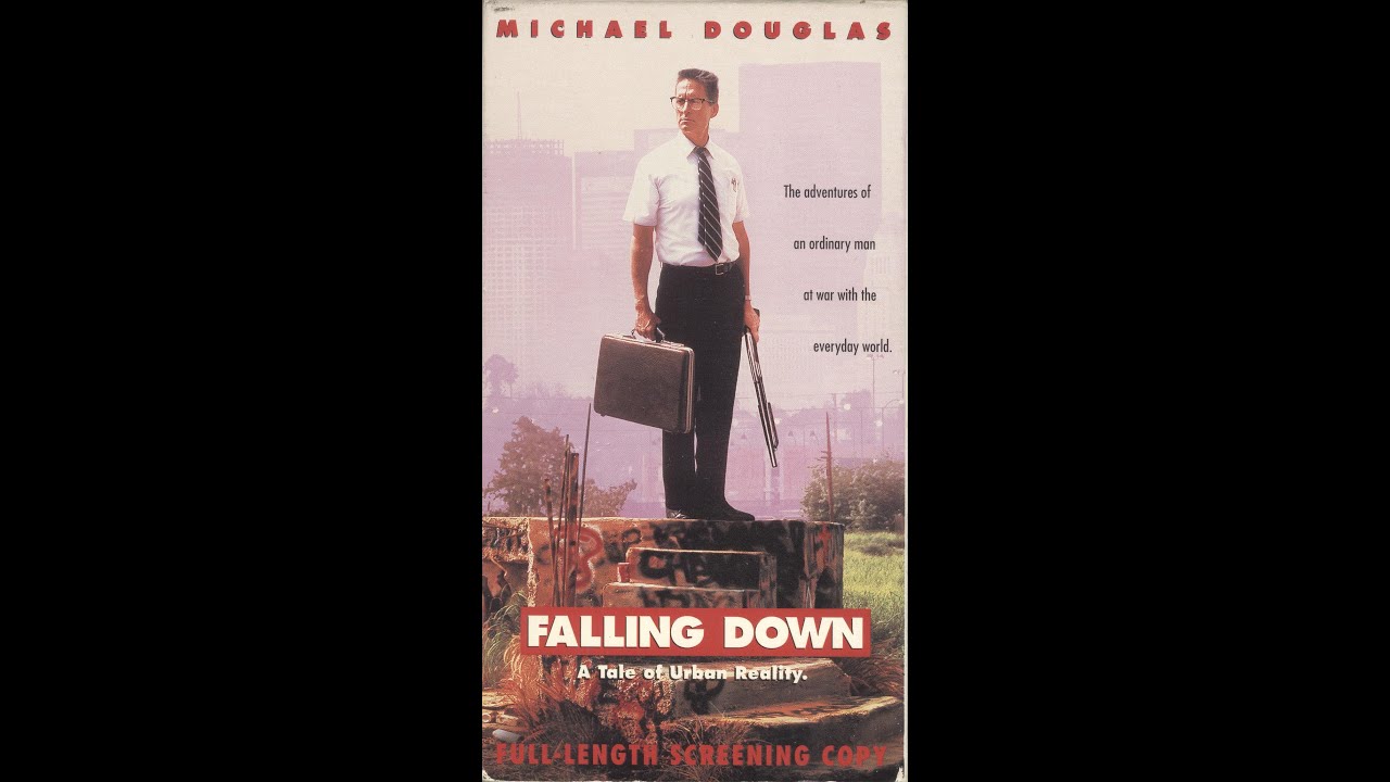 Opening to Falling Down 1993 Screener VHS 