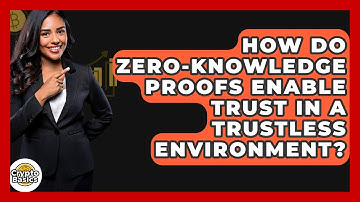How Do Zero-Knowledge Proofs Enable Trust In A Trustless Environment? - CryptoBasics360.com