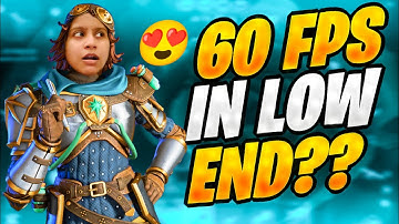 HOW TO PLAY APEX MOBILE IN LOW END DEVICE WITH CONSTANT 60 FPS||APEX MOBILE LAG FIXED FOR LOW END