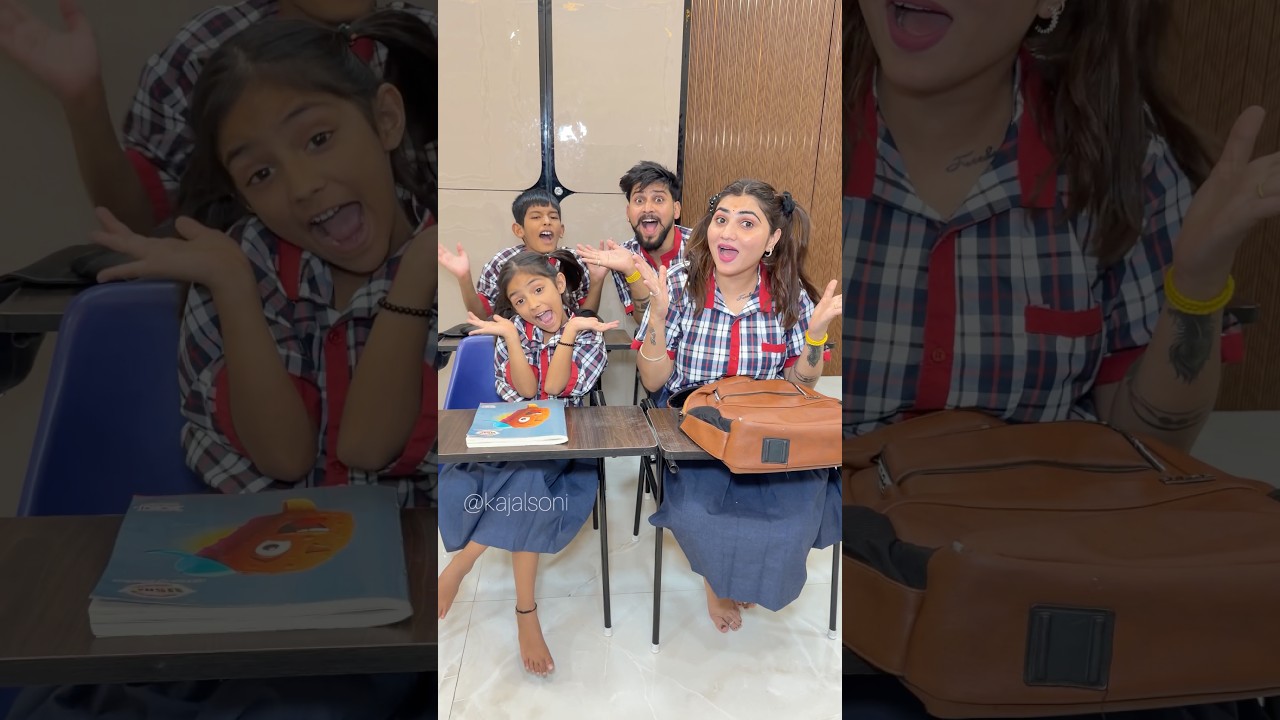 School में आयी  new mem👩‍🏫🤣￼ #youtubeshorts #shorts #school #kajalsoni @Kajalsoni_vlogs