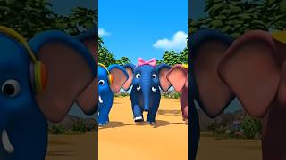 Panch Mote Hathi Song |Hindi Rhymes forKids |Balgeet | 3D AnimationCartoon