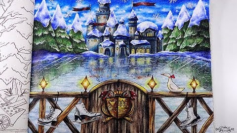 ROMANTIC COUNTRY the third tale | Frozen Lake Part 4 | TUTORIAL | Prismacolor
