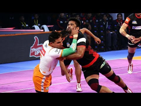 pro-kabaddi-league-6,-highlights-2018:-dabang-delhi-vs-bengal-warriors-|-puneri-paltan-vs-bengaluru