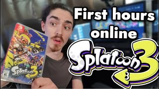 First hours online Splatoon 3! (Live Reaction)