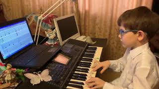 SOFT MOZART Winter Recital 2019-2020 Dima (8). "Jingle Bells" 1-я вар. screenshot 4