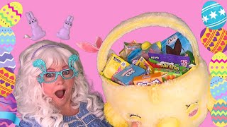 Granny's GIANT Easter Basket Funny Candy Taste Test Granny McDonalds Challenge